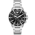 Produktbild: ⌚ Herrenarmbanduhr Emporio Armani AR11360 – elegant, schwarz & silber, original