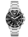 Produktbild: Emporio Armani AR11360 Herrenuhr Chronograph Stahl Schwarz Stahl