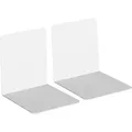 Produktbild: Alco Buchstütze 4302-10, breit, weiß, 12,5 x 14cm, aus Metall, 2 Stützen, 2 Stück