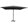 Produktbild: Gardissimo GIGANTE XXL Sonnenschirm Gartenschirm Marktschirm 400x400cm anthrazit