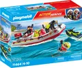 Produktbild: PLAYMOBIL Action Heroes 71464 Feuerwehrboot mit Aqua Scooter