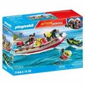 Produktbild: PLAYMOBIL 71464 Feuerwehrboot mit Aqua Scooter