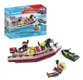 Produktbild: PLAYMOBIL Action Heroes 71464 Feuerwehrboot mit Aqua Scooter, aufregende Wasserr