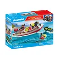 Produktbild: PLAYMOBIL 71464 Feuerwehrboot mit Aqua Scooter