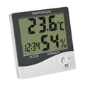Produktbild: Digitales Mini Thermo-Hygrometer Innen, 30.5058.02, Raumthermometer, Luftfeuc...