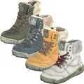 Produktbild: Mustang Damen Schnürboots Stiefeletten Warmfutter 1290-607, Größe:37 EU, Farbe:Blau - Blau - 37