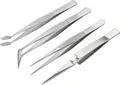 Produktbild: Basetech BT-2108046 Pinzetten-Set 4teilig