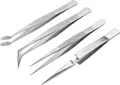 Produktbild: Basetech BT-2108046 Pinzetten-Set 4teilig
