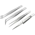 Produktbild: Basetech BT-2108046  Pinzetten-Set 4teilig