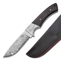 Produktbild: BÖKER PLUS M One Damast Sammlermesser 42a Full Tang Holzgriff Scheide 02BO090DAM