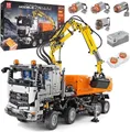 Produktbild: Mould King Mould King 19007 Pneumatic Truck - RC-Control Konstruktionsspielsteine, (2819 St)