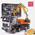 Produktbild: LKW Klemmbausteine Technic Truck Kran ferngesteuert 19007 Mould King 2970 Teile
