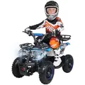 Produktbild: Actionbikes Motors Elektro Kinderquad Torino | 1000 Watt - 36 V - Pocket Quad bis 24 km/h - 3 Stufen - Kinder Elektroquad (Blau Polo) - Blau