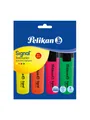 Produktbild: Pelikan Textmarker Signal sortiert, nachfüllbar, 4 Stück im Polybag sortiert