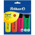 Produktbild: Pelikan Signal Textmarker 4 Stück farbig sortiert, im Polybeutel (4 x) (804707)
