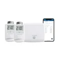 Produktbild: Homematic IP Starter Set Smarte Heizung • 2xThermostat HMIP-eTRV/2 • Access Point