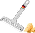 Produktbild: Westmark Käseschneider Rollschnitt | variable Schnittstärke | Edelstahldraht | Aluminium | 14x11 cm | silber