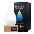 Produktbild: Sturmglas, Mode Kreative Wassertropfen Glas Barometer, Wettervorhersage Flasche, Wetterstation,Verwendet für Heim- und Büro-Desktop-Dekoration, Weihnachtsgeschenke, Geburtstagsgeschenke (XX-Large)