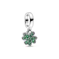 Produktbild: Bead - Silber - Charm Anhänger Kleeblatt