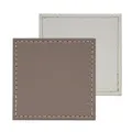 Produktbild: DUO - Untersetze/ Glasuntersetzerr Weiß/Taupe, 4er Set Freeform