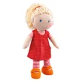 Produktbild: Stoffpuppe Annelie – Weiche Puppe mit Haaren zum Stylen – Mit wechselbarer Kl...