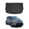 Produktbild: Kofferraummatte Kofferraumwanne für Kia Soul 2014-2020 Gummi TPE Schwarz