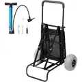 Produktbild: Vevor Strandkarre Bollerwagen Sandwagen, Strandwagen 74,84 Kg Tragkraft, Zusammenklappbarer Sandwagen Aus Stahl 69 Bis 114 Cm Einstellbare Höhe, Robuster Wagen Für Den Strand