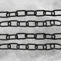 Produktbild: DEKAZIA® 4x schwarze Gliederketten 24cm | Basteln und Handwerken | Stahlketten