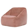 Produktbild: Icon Natalia Sitzsack Sessel für Erwachsene, Rosa, Flauschiger Cord Stoff, Riesen Sitzsack Cord mit Füllung, Bean Bag Chair, Bequemer Sessel Wohnzimmer, Lounge, Schlafzimmer, Büro
