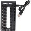 Produktbild: XTAR BC8 battery charger R03 / AAA and R6 / AA Li-ion 1 5V / NiMH - Schwarz