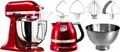 Produktbild: KitchenAid Küchenmaschine 5KSM175PSECA LIEBESAPFEL-ROT, 300 W, 4,8 l Schüssel, Gratis Wasserkocher, 2. Schüssel, Flexirührer (Wert ca. 347,-UVP)