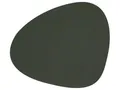 Produktbild: Lind DNA Tischset Curve L Recyceltes Leder Nupo Dunkelgrün, Maße: 37cm x 44cm, 981065