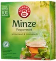 Produktbild: Teekanne Gastro Minze Pfefferminze - Kräutertee Pfefferminz Tee - 100 Beutel
