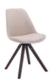 Produktbild: CLP Esszimmerstuhl Troyes Stoff Square (1 St), drehbar, eckige Holzbeine