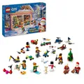 Produktbild: LEGO City Adventskalender 2024, Adventsgeschenk für Kinder ab 5 Jahren, 24 Überraschungen, Minifiguren in Weihnachtspullis, Weihnachtsmann und Frau Weihnachtsmann, Geschenk zu Weihnachten 60436