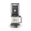 Produktbild: Ninja CREAMi Deluxe Eis-und Eisgetränkmaschine mit 2 Bechern, 10 Funktionen, macht Eiscreme, Gelato, Sorbet, Frozen Yoghurt, Milchshakes, Slushi & mehr, 2-in-1 Geschmacksoption, Silber, NC502EU