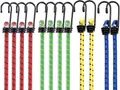 Produktbild: 10x Expander mit Haken & Gepäckspanner - Spanngummis & Gummiseile mit Haken zur Befestigung - div. Längen - extra starker Haken - Autozubehör