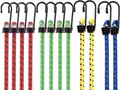Produktbild: 10x Expander mit Haken  Gepäckspanner - Spanngummis  Gummiseile mit Haken zur...