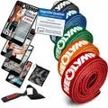 Produktbild: NEOLYMP Fitnessbänder Set Stoff - waschbare Resistance Bands, Widerstandsbänder, Krafttrainingssets, Gymnastikband inkl. E-Book mit Fitnessbänder-Übungen