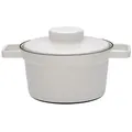 Produktbild: Riess Topf Aromapot mit Deckel Light Grey Ø20cm 1,75 L Emaille mit 2 Griffe