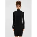 Produktbild: QS Midikleid Kleid Geripptes Strickkleid schwarz L (40)