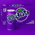 Produktbild: (0,47 EUR/100ml) Fanta Grape Original USA 12x0,355ml (inkl. Pfand)