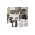 Produktbild: Vicco Regalunterschrank Küchenschrank Küchenzeile R-Line 40 cm Weiß Fächer
