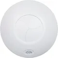 Produktbild: Airflow iCON 30 Abluftventilator 33 l/s – 100 mm – 10,7 W – Leise Iris‑Rückstauklappe – Erweiterbar mit Feuchte‑, PIR‑ & Timer‑Modulen (separat erhältlich) – Benötigt 160 mm Bohrung – 3 Jahre Garantie