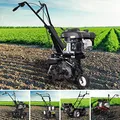 Produktbild: BRAST Motorhacke Gartenfräse Benzin | 1,9kW(2,6PS)-5,15kW(7PS) | 25-85cm Arbeitsbreite | 6 Modelle | Stahlrahmen Transportrad & kabellos | für kleine bis sehr große Grundstücke | BRB-AF 5500s