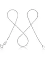 Produktbild: modabilé Kette ohne Anhänger Panzerkette SINCERE, Damen Halskette 1,3mm, 35cm, Kette Sterling Silber 925, Made in Europe