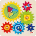 Produktbild: ZAHNRADSPIEL II Steckspiel Denkspiel Logikspiel Konstruktionsspiel Holz goki NEU