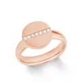 Produktbild: s.Oliver 2021064 Damen Edelstahl Ring Rose mit Steinen  gr.56 neu