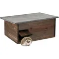 Produktbild: Relaxdays Igelhaus Holz Braun Katzensicher Wasserdicht 20 x 45,5 x 33 cm 2,1 kg