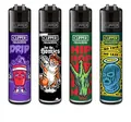 Produktbild: Clipper Feuerzeug 4er Set: (Hip Hop Slogan 1)